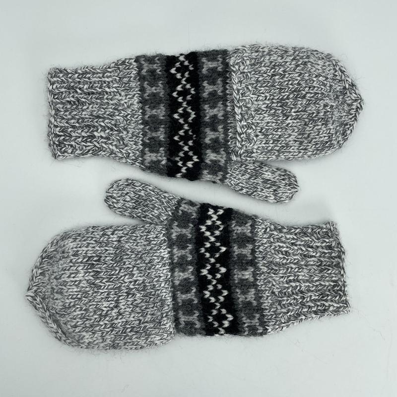 Alpaca Handwoven Adjustable Mitten Gloves-Nature's Treasures