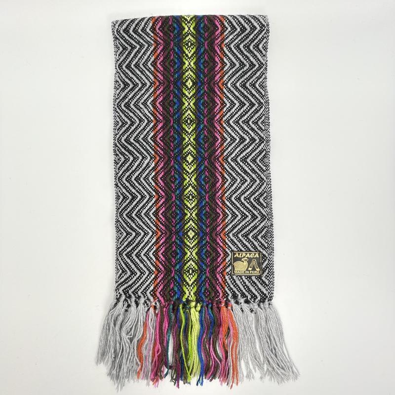 Alpaca Handwoven Wool Scarfs || Peruvian-Nature's Treasures