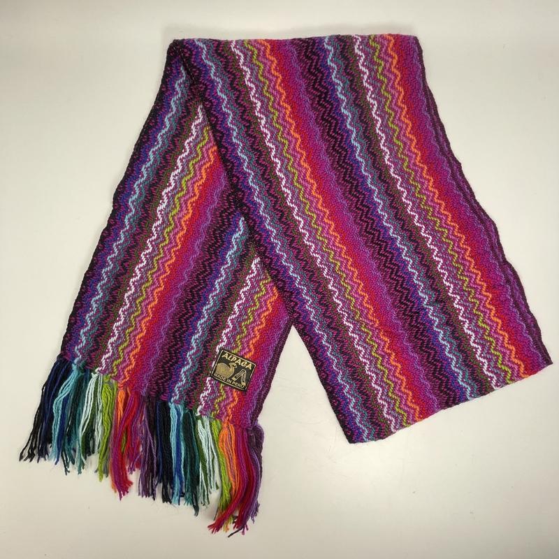 Alpaca Handwoven Wool Scarfs || Peruvian-Nature's Treasures