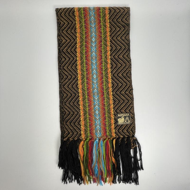 Alpaca Handwoven Wool Scarfs || Peruvian-Nature's Treasures