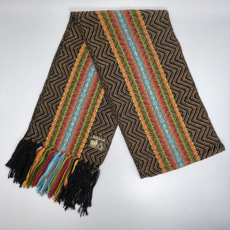 Alpaca Handwoven Wool Scarfs || Peruvian-Nature's Treasures