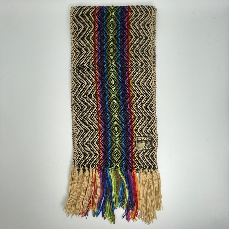 Alpaca Handwoven Wool Scarfs || Peruvian-Nature's Treasures