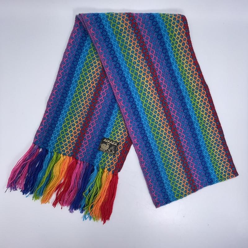 Alpaca Handwoven Wool Scarfs || Peruvian-Nature's Treasures