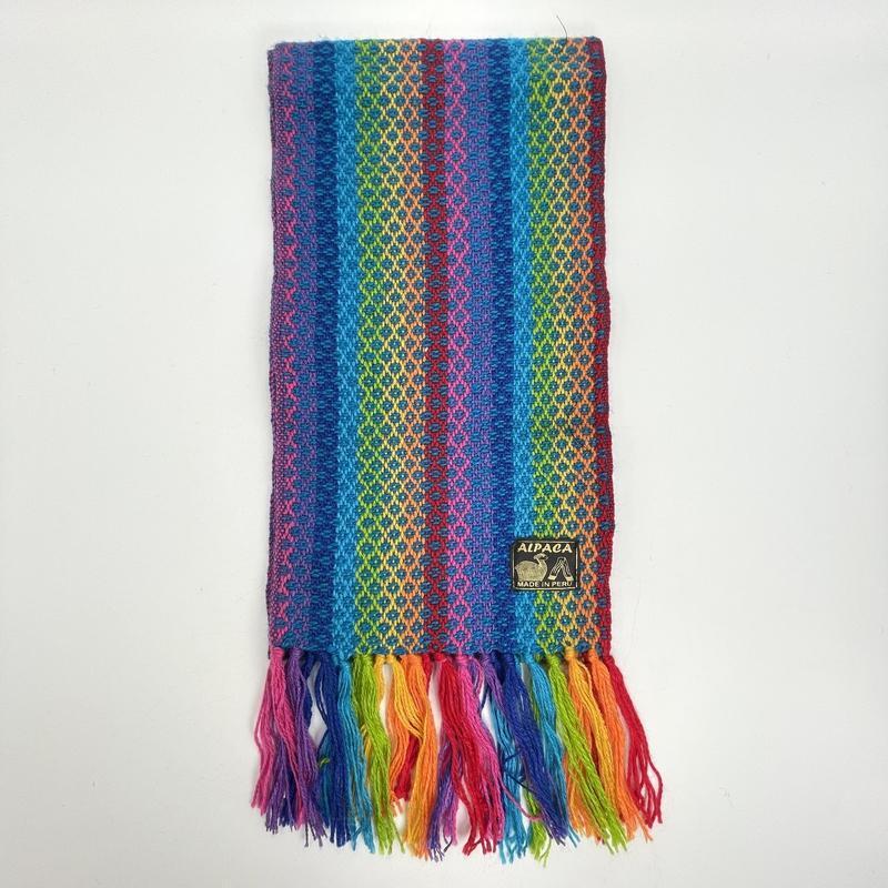 Alpaca Handwoven Wool Scarfs || Peruvian-Nature's Treasures