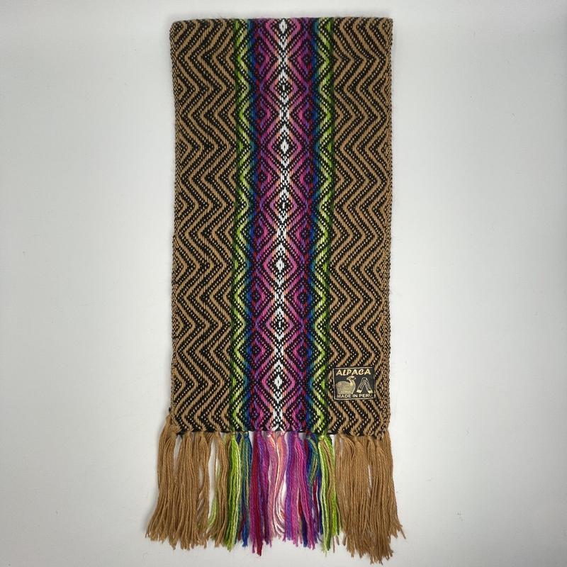 Alpaca Handwoven Wool Scarfs || Peruvian-Nature's Treasures