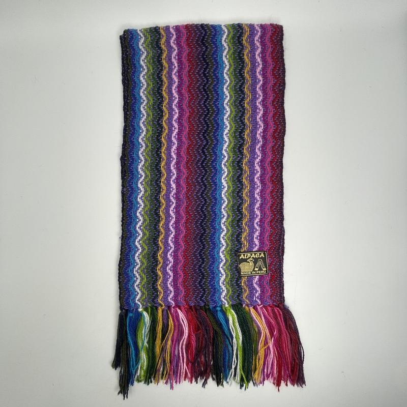 Alpaca Handwoven Wool Scarfs || Peruvian-Nature's Treasures