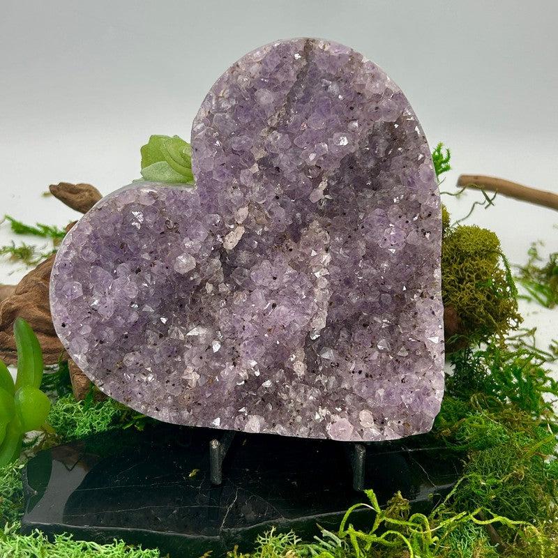 Amethyst Heart Shape Cluster || Trunk Show-Nature's Treasures