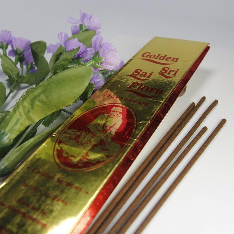 Anand Fluxo Incense Sticks || Golden Sri Sai Flora 25gr-Nature's Treasures