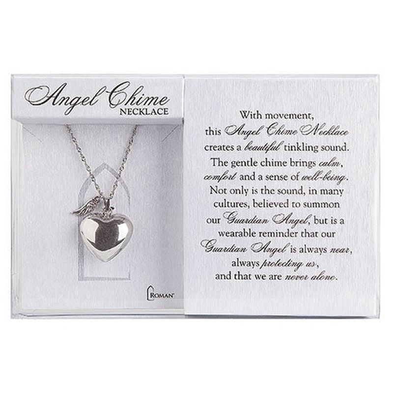 Angel Charm Necklace With Light Bell-Nature's Treasures