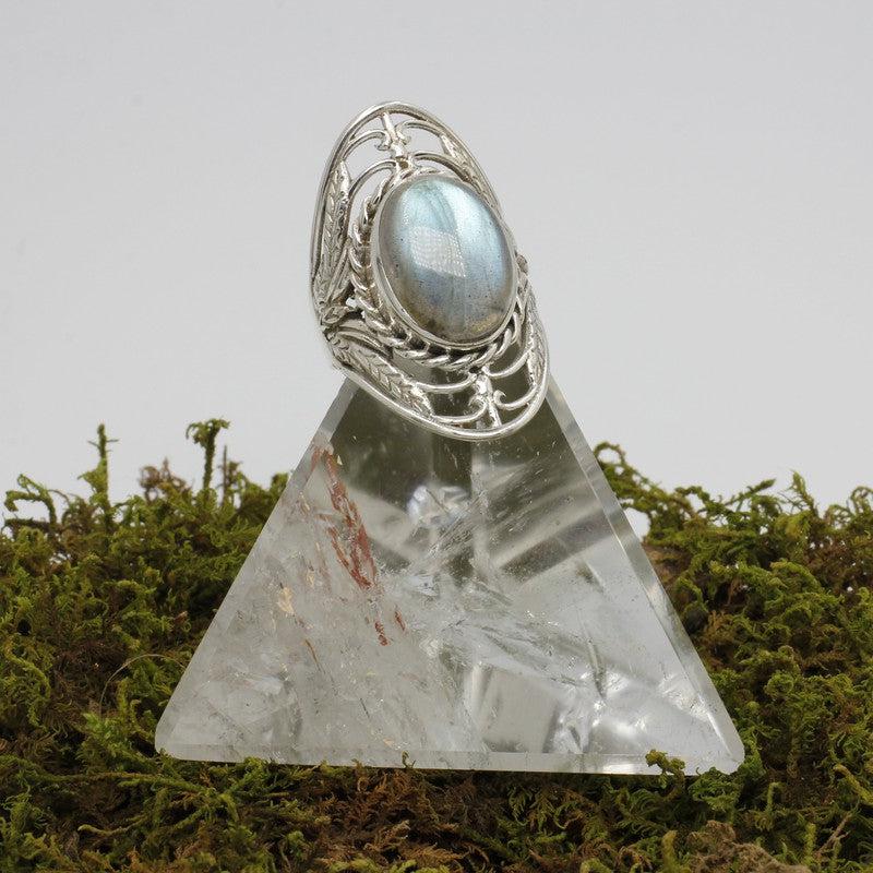 Angelic Labradorite Rings || .925 Sterling Silver-Nature's Treasures