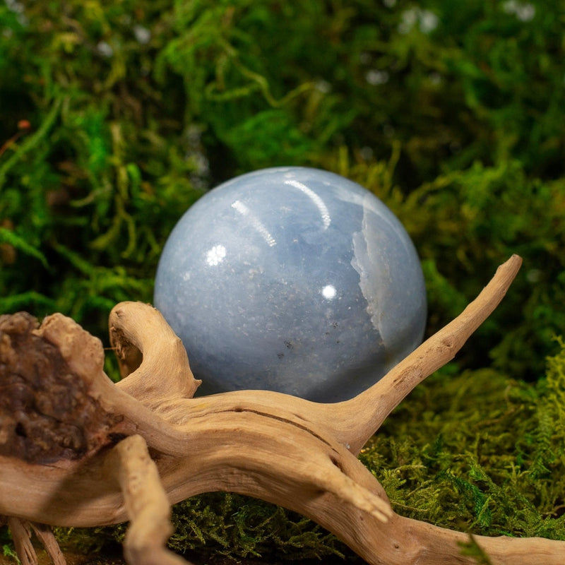 Angelic Lush Blue Calcite Spheres | Clairvoyant Enhancer | Madagascar-Nature's Treasures