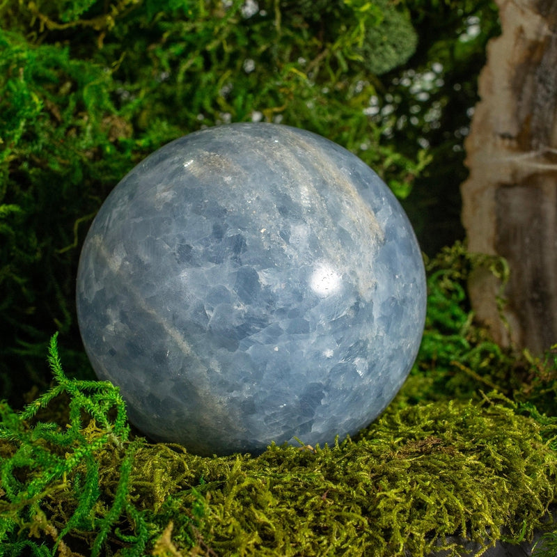 Angelic Lush Blue Calcite Spheres | Clairvoyant Enhancer | Madagascar-Nature's Treasures