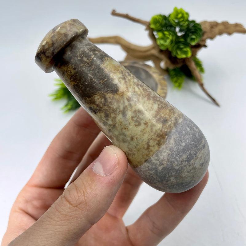 Apothecary Soapstone Mortar and Pestle-Nature's Treasures