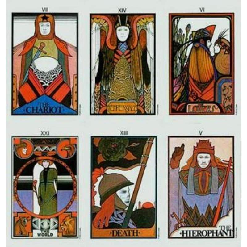 Aquarian Tarot by David Palladini with Tin Box-Nature's Treasures