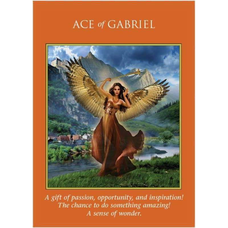 Archangel Power Tarot Cards: Deck and Guidebook By Radleigh Valentine-Nature's Treasures