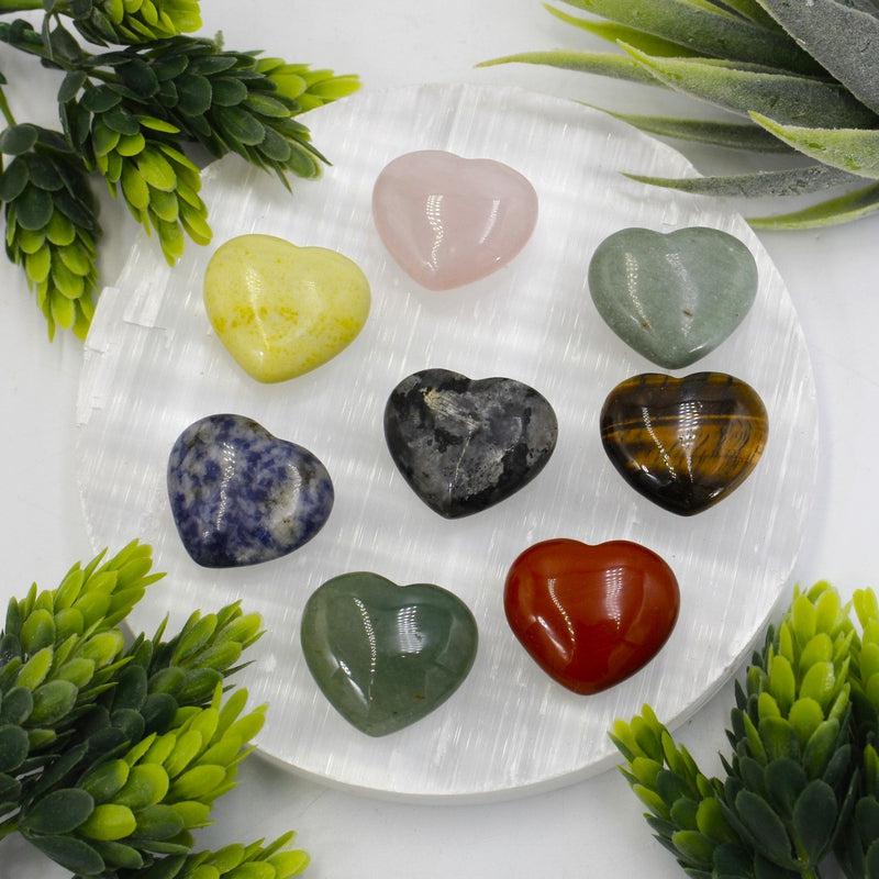 Assorted 28mm Pocket Heart Set || Heart Set-Nature's Treasures