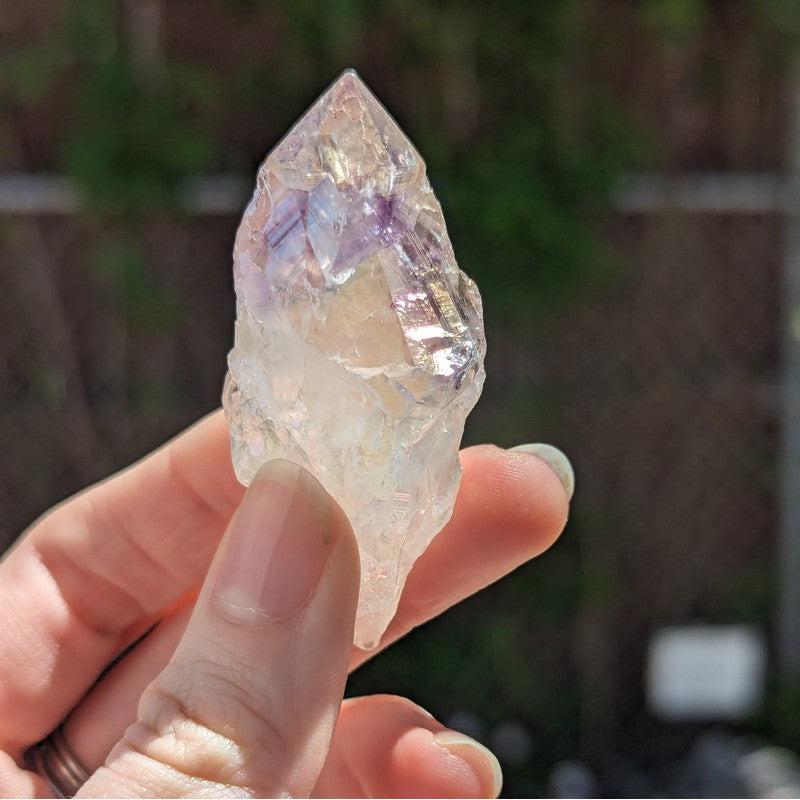 Aura Coated Quartz Point || Amethyst, Citrine, Quartz-Nature's Treasures