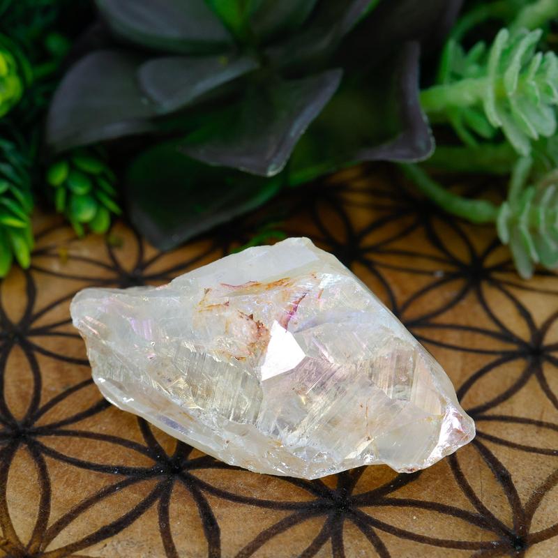 Aura Coated Quartz Point || Amethyst, Citrine, Quartz-Nature's Treasures