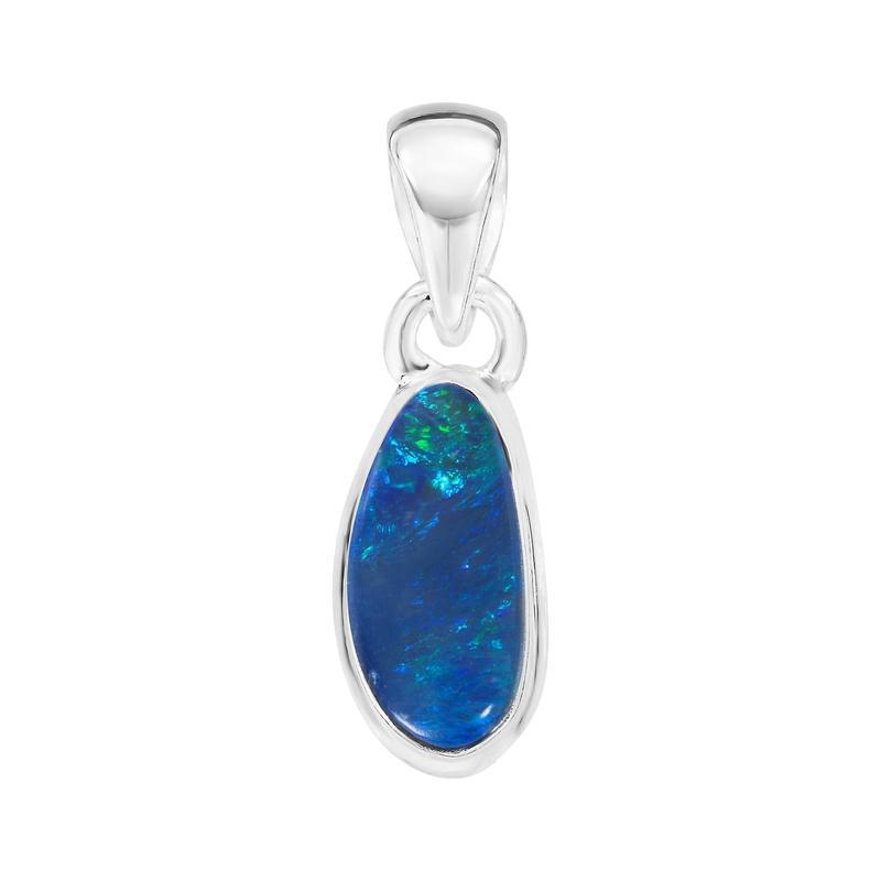 Australian Opal Bohemian Pendant || .925 Sterling Silver-Nature's Treasures