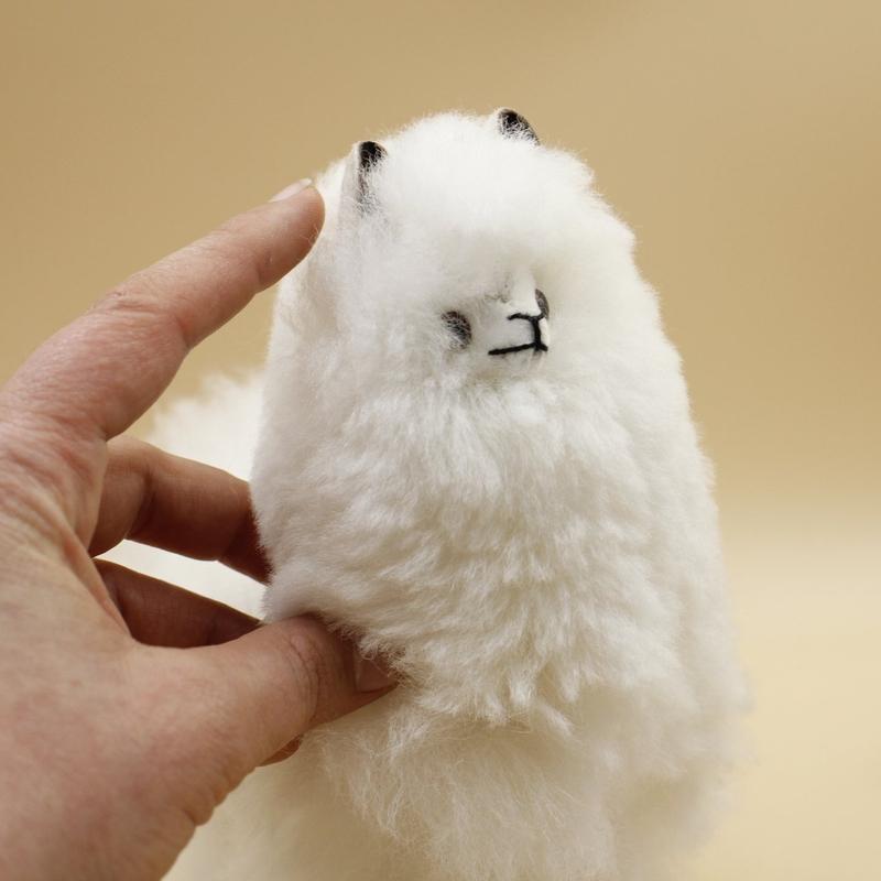 Authentic Hand Made Alpaca Wool Furry Llama's-Nature's Treasures