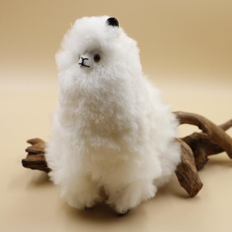 Authentic Hand Made Alpaca Wool Furry Llama's-Nature's Treasures
