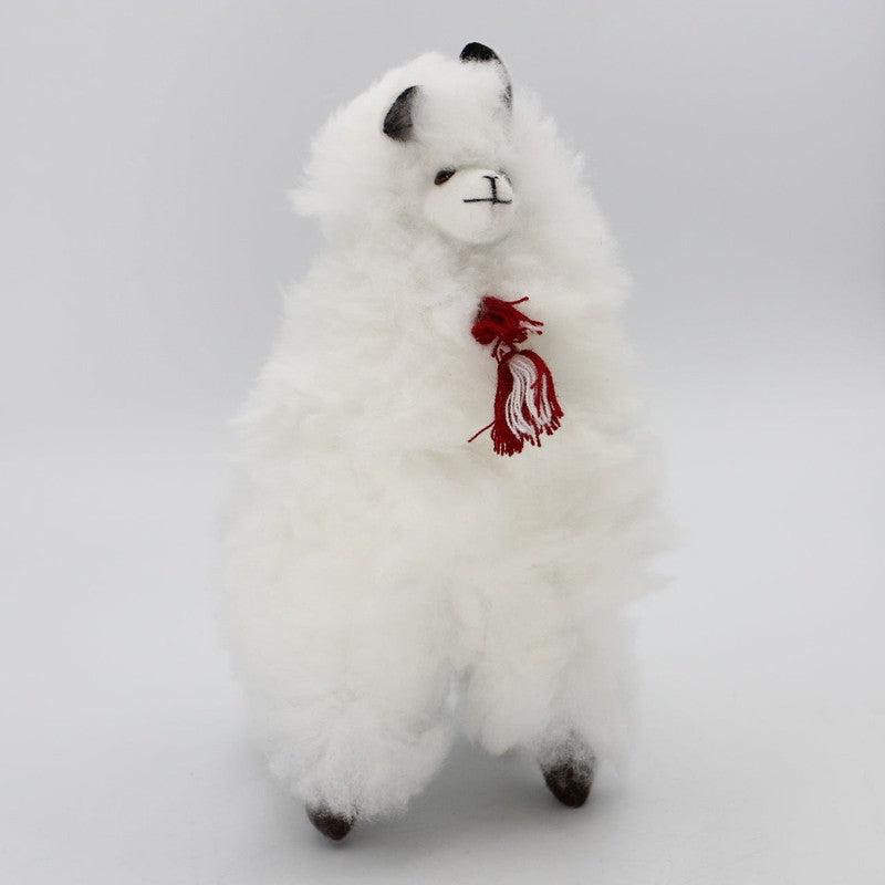 Authentic Hand Made Alpaca Wool Furry Llama's W/ Tassel-Nature's Treasures