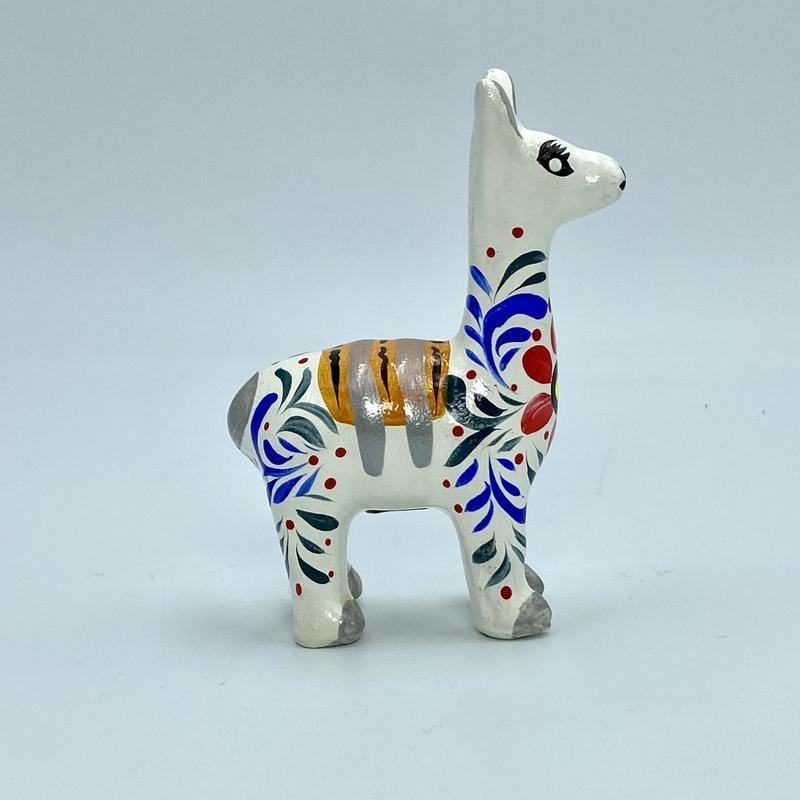 Authentic Hand Made Ceramic Llama Statue's-Nature's Treasures