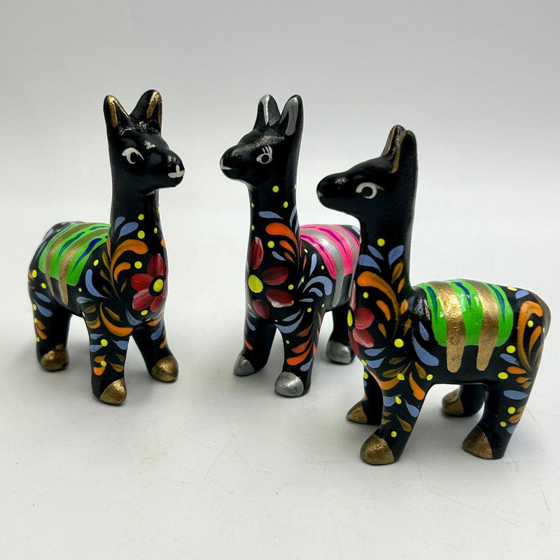 Authentic Hand Made Ceramic Llama Statue's-Nature's Treasures