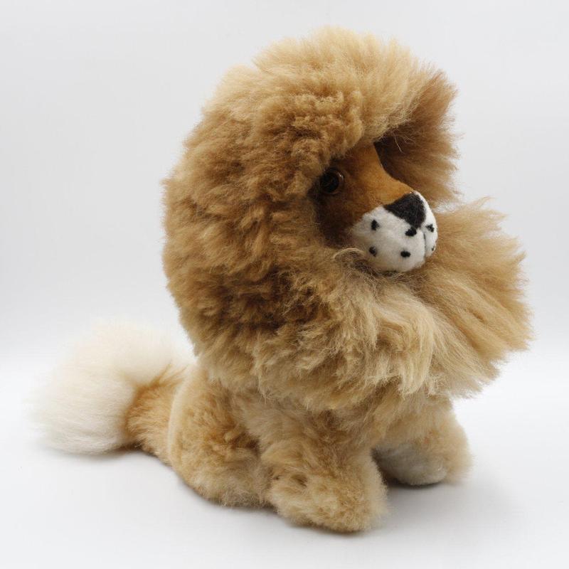 Authentic Hand Made Furry Lion's || Alpaca Wool-Nature's Treasures