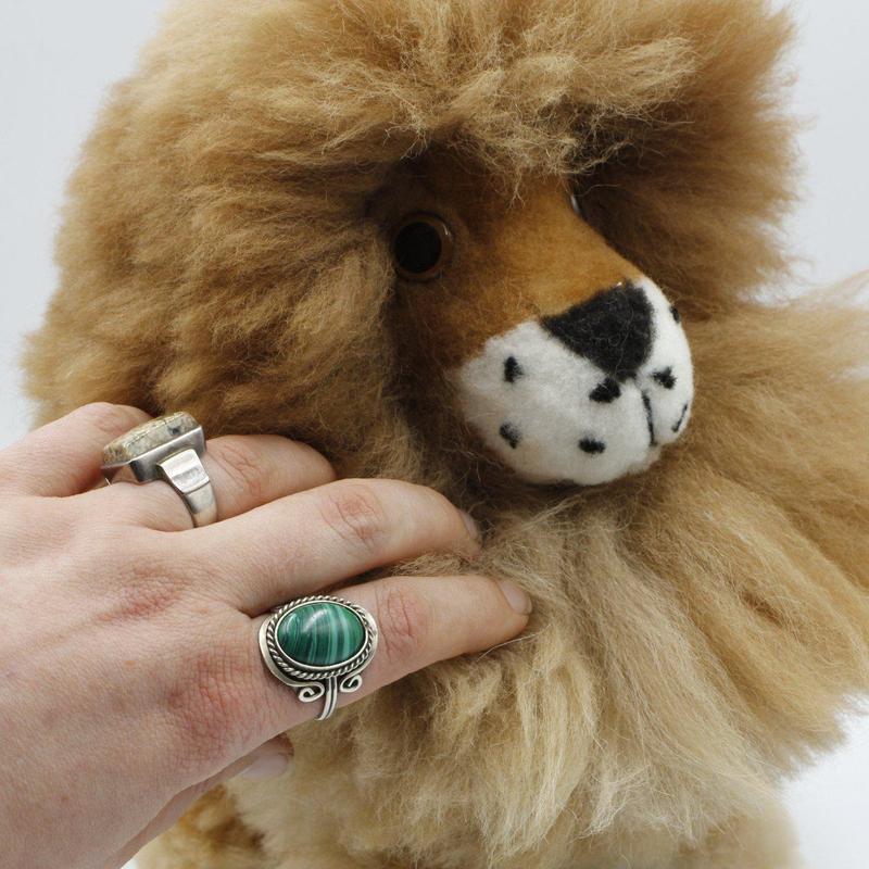 Authentic Hand Made Furry Lion's || Alpaca Wool-Nature's Treasures