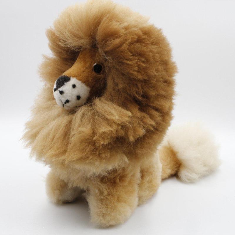 Authentic Hand Made Furry Lion's || Alpaca Wool-Nature's Treasures