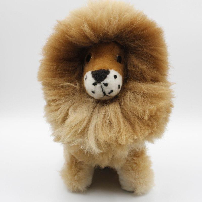 Authentic Hand Made Furry Lion's || Alpaca Wool-Nature's Treasures