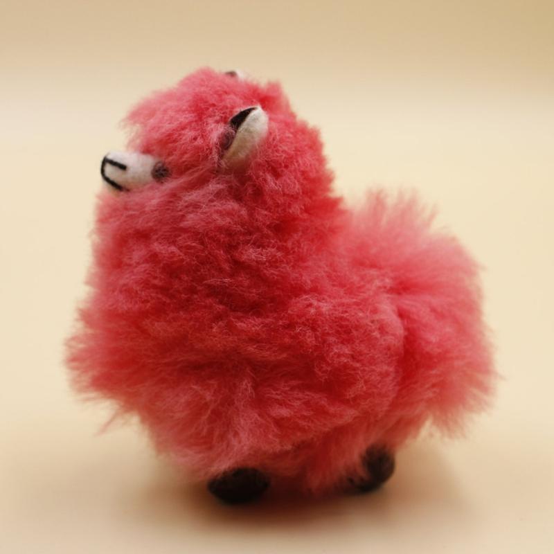Authentic Hand Made Furry Multi-Color Llama's || Small-Nature's Treasures