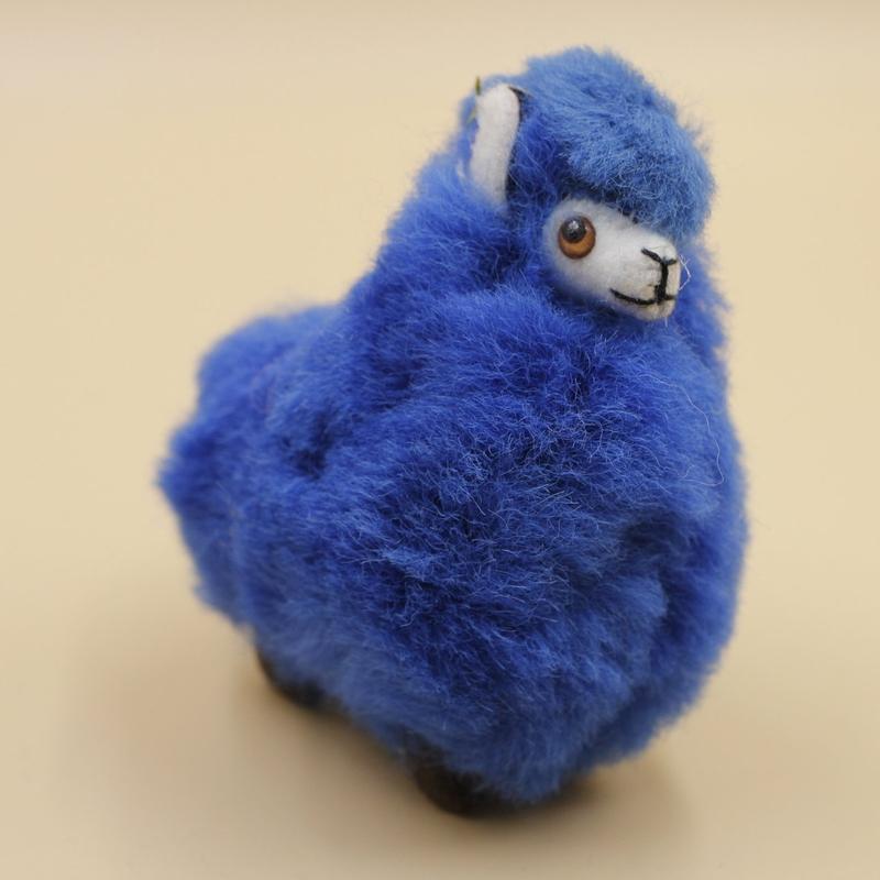 Authentic Hand Made Furry Multi-Color Llama's || Small-Nature's Treasures