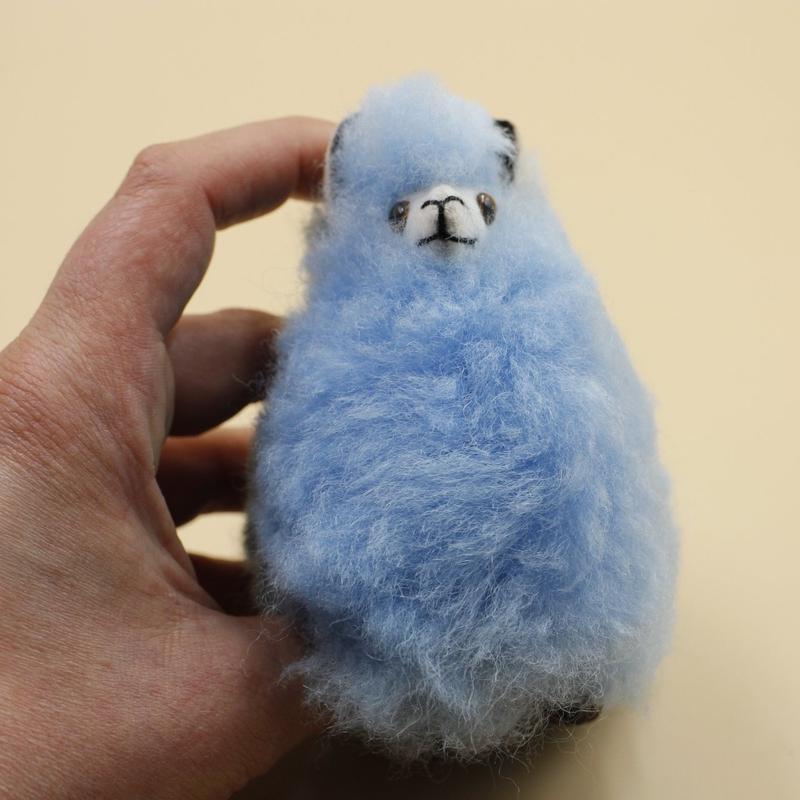 Authentic Hand Made Furry Multi-Color Llama's || Small-Nature's Treasures