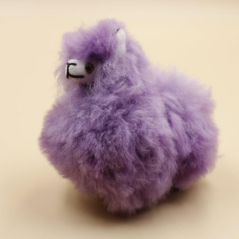 Authentic Hand Made Furry Multi-Color Llama's || Small-Nature's Treasures