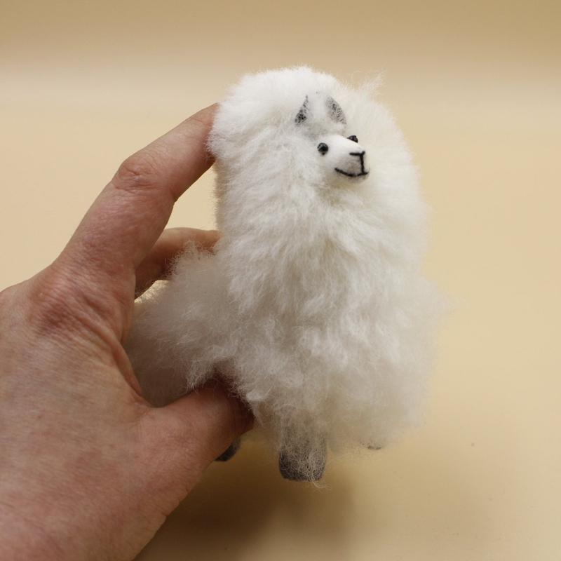Authentic Hand Made Furry Multi-Color Llama's || Small-Nature's Treasures