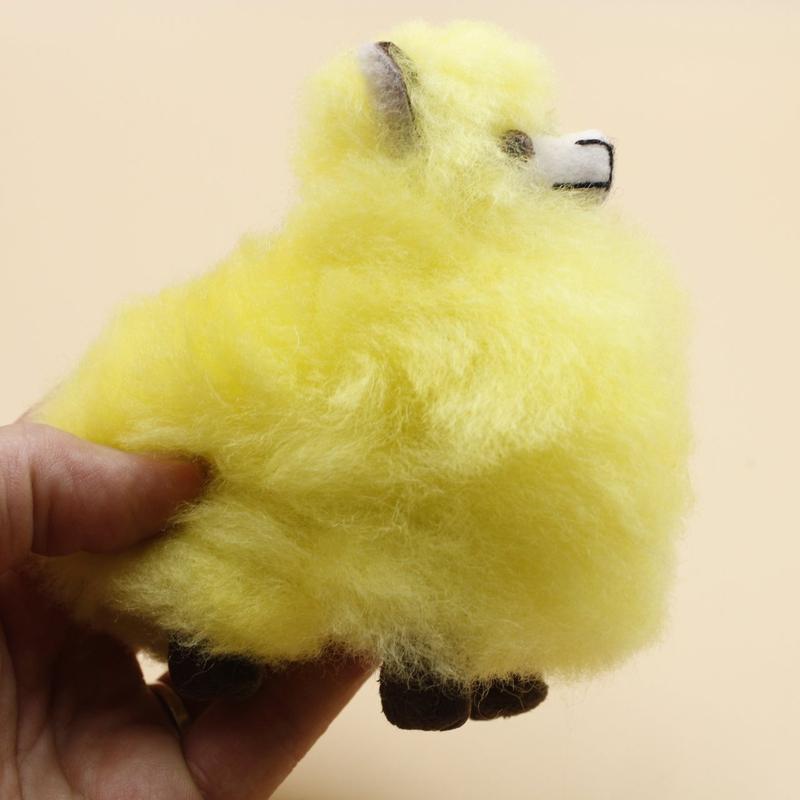 Authentic Hand Made Furry Multi-Color Llama's || Small-Nature's Treasures