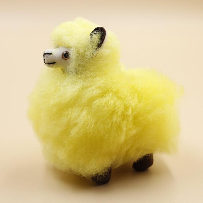Authentic Hand Made Furry Multi-Color Llama's || Small-Nature's Treasures