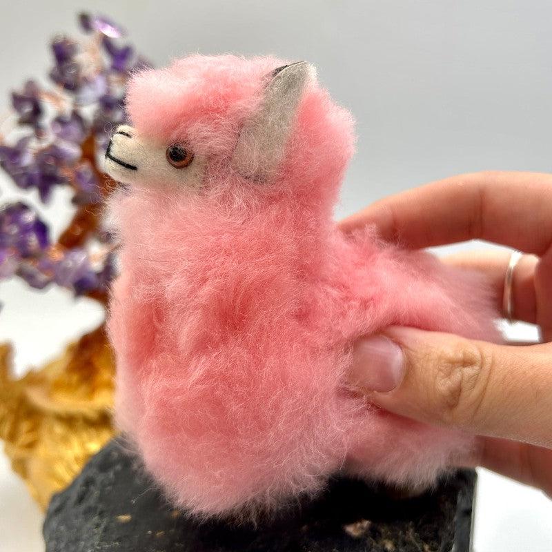 Authentic Hand Made Furry Multi-Color Llama's || Small-Nature's Treasures