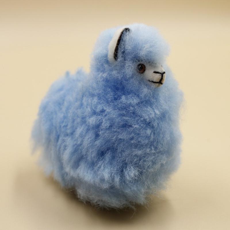 Authentic Hand Made Furry Multi-Color Llama's || Small-Nature's Treasures