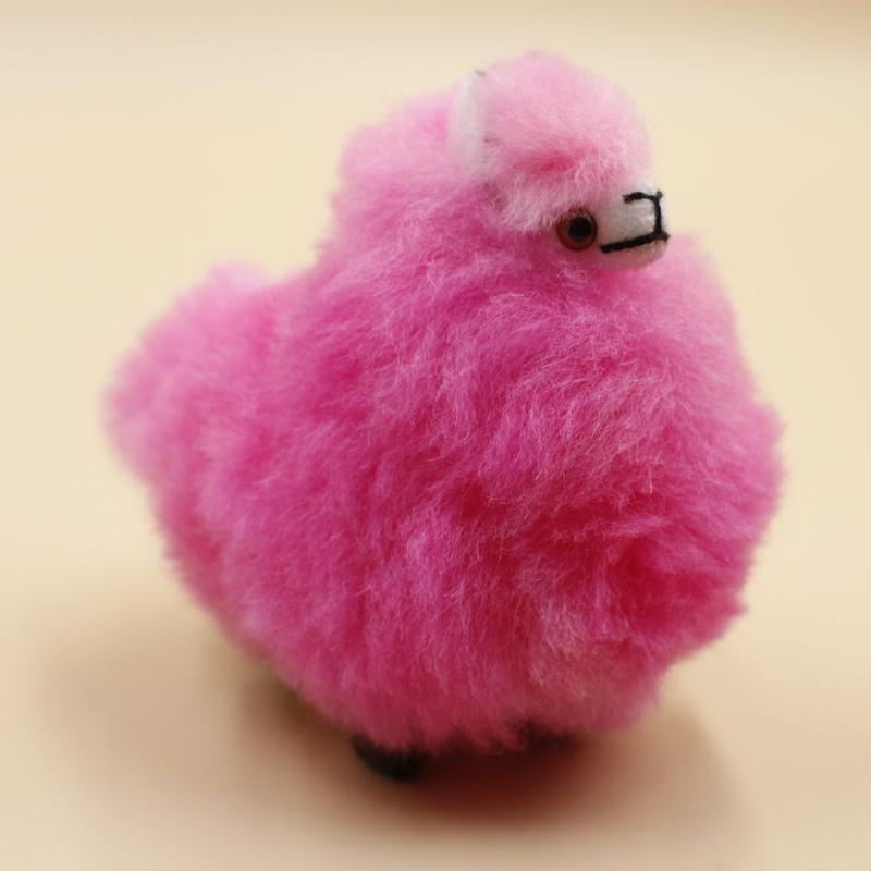 Authentic Hand Made Furry Multi-Color Llama's || Small-Nature's Treasures