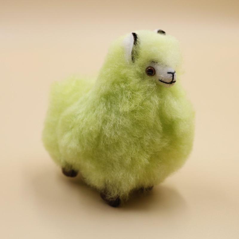 Authentic Hand Made Furry Multi-Color Llama's || Small-Nature's Treasures