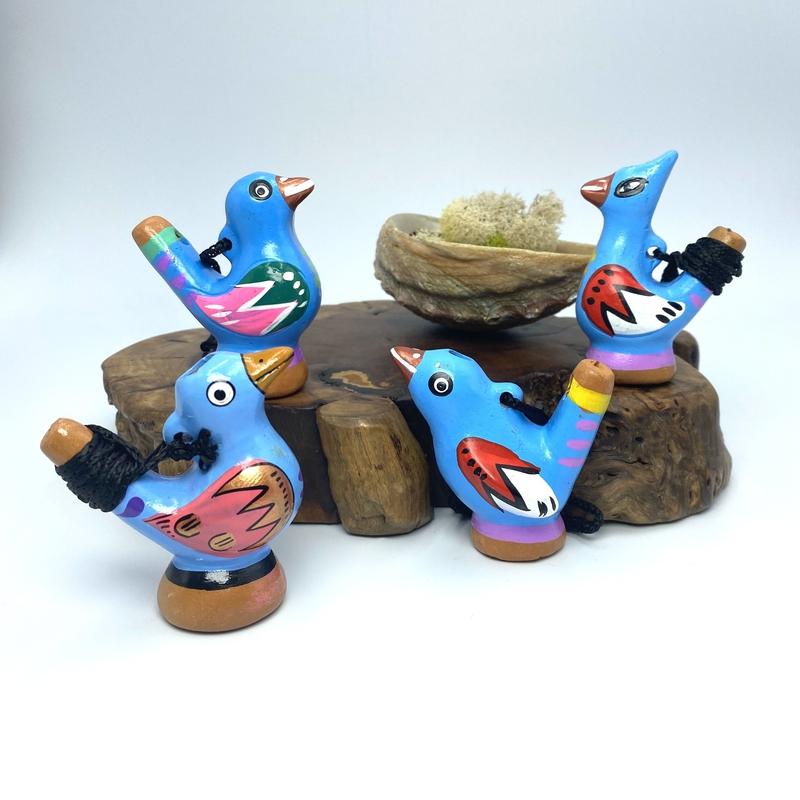 Authentic Handmade Peruvian Ceramic Bird Whistle-Nature's Treasures