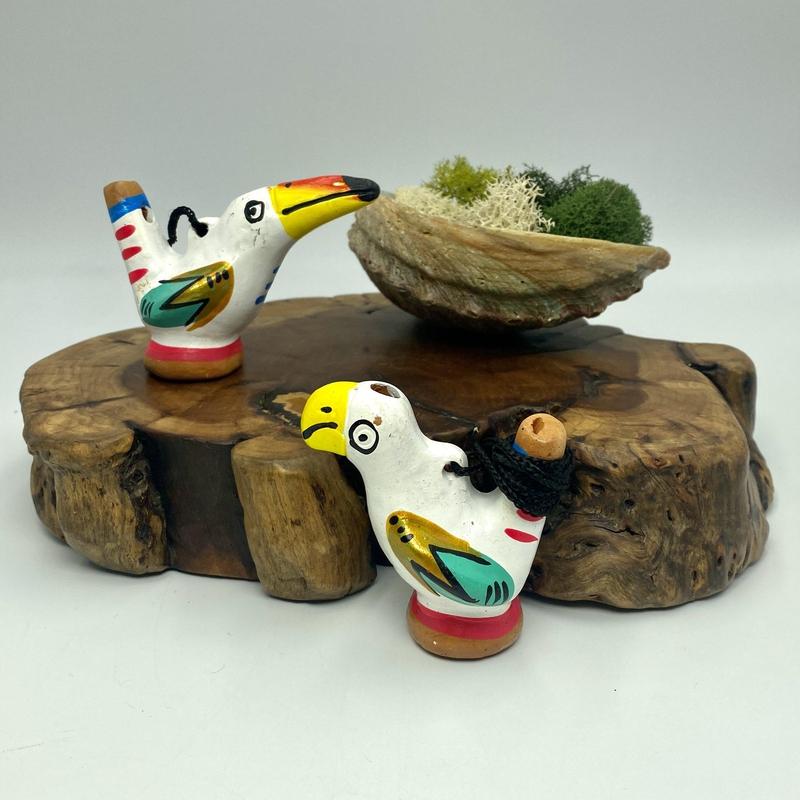 Authentic Handmade Peruvian Ceramic Bird Whistle-Nature's Treasures