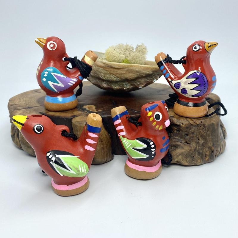 Authentic Handmade Peruvian Ceramic Bird Whistle-Nature's Treasures