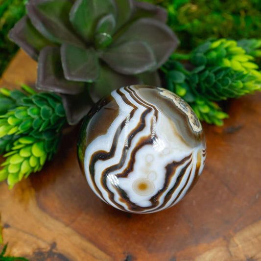 Black Sardonyx 55MM Spheres || Trunk Show-Nature's Treasures