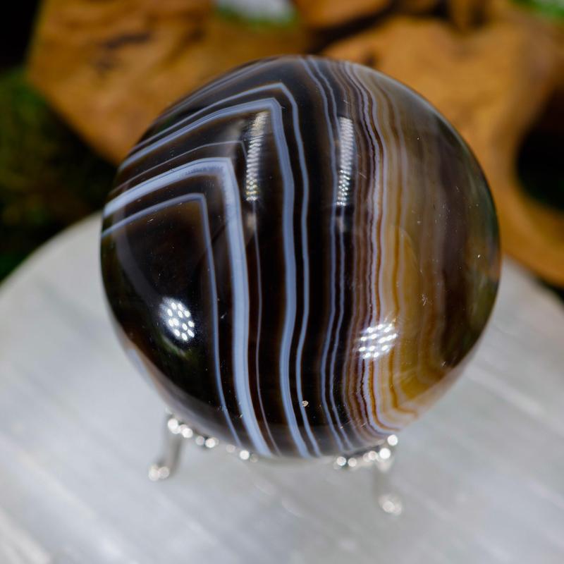 Black Sardonyx 55MM Spheres || Trunk Show-Nature's Treasures
