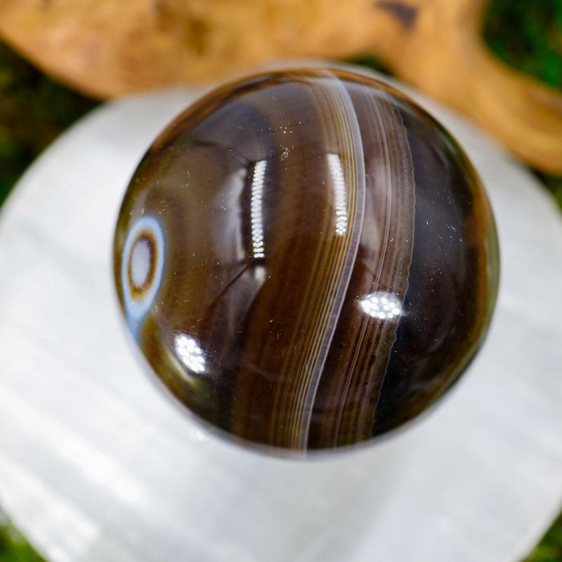 Black Sardonyx 55MM Spheres || Trunk Show-Nature's Treasures