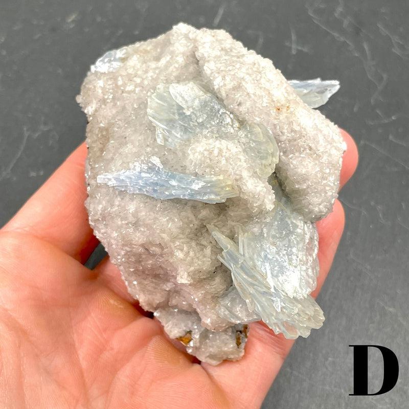 Blue Barite Crystal Cluster || Medium-Nature's Treasures